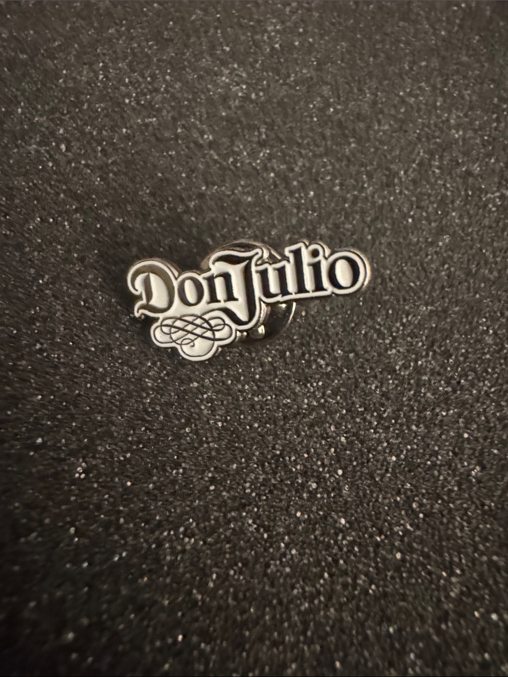 Don Julio Logo Pin - Black and Silver